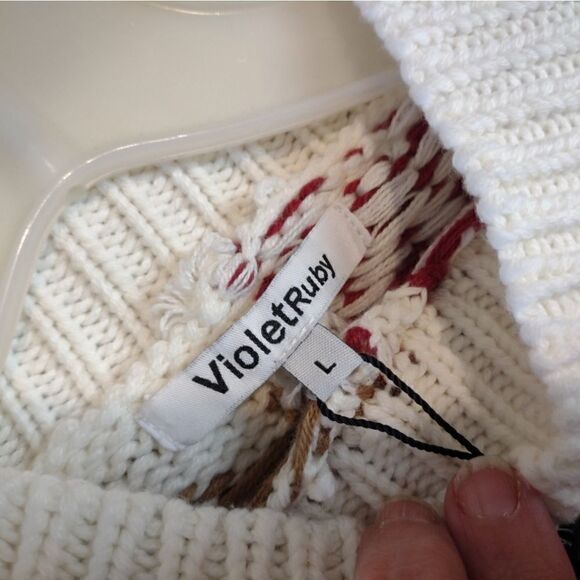 Vintage Violet Ruby Large Sweater NWT. W1 - Picture 9 of 9